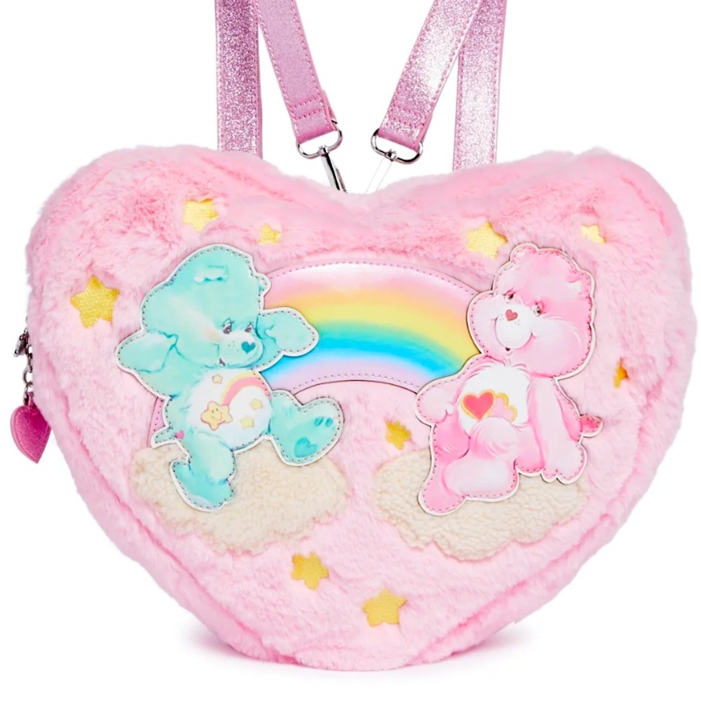NWT- Dolls Kill Lotsa Heart Hoodie Backpack
